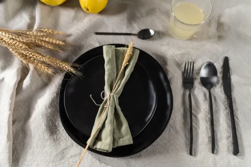 KARE Design Piatto Organic Nero Ø26cm - KARE> Stoviglie|Piatto