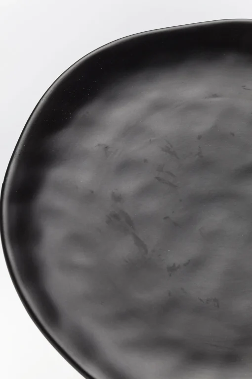KARE Design Piatto Organic Nero Ø26cm - KARE> Stoviglie|Piatto