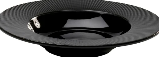 KARE Design Piatto Profondo Nero Classico Ø24cm - KARE> Stoviglie|Piatto