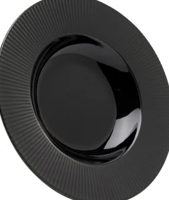 KARE Design Piatto Profondo Nero Classico Ø24cm - KARE> Stoviglie|Piatto