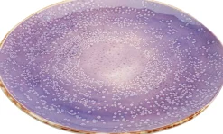 KARE Design Piatto Shirley viola Ø26cm - KARE> Stoviglie|Piatto