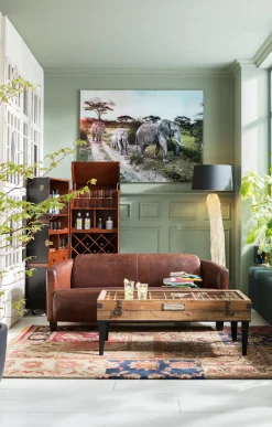 KARE Design PICTURE GLASS ELEFANT FAMILY 160X120CM - KARE></noscript> Quadri