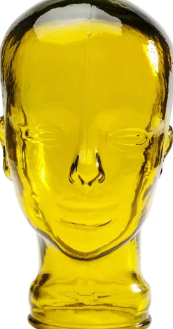 KARE Design Poggia cuffia a forma di testa trasparente 29cm - KARE></noscript> Statuette Decorative