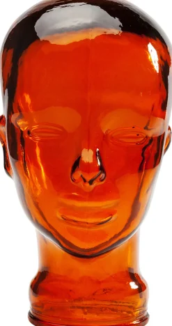 KARE Design Poggia cuffia a forma di testa trasparente 29cm - KARE></noscript> Statuette Decorative
