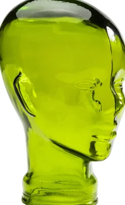 KARE Design Poggia cuffia a forma di testa trasparente 29cm - KARE></noscript> Statuette Decorative