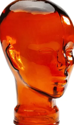 KARE Design Poggia cuffia a forma di testa trasparente 29cm - KARE></noscript> Statuette Decorative