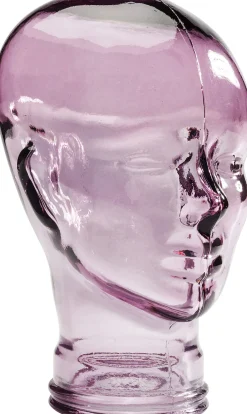 KARE Design Poggia cuffia a forma di testa trasparente 29cm - KARE></noscript> Statuette Decorative