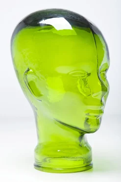 KARE Design Poggia cuffia a forma di testa trasparente 29cm - KARE></noscript> Statuette Decorative