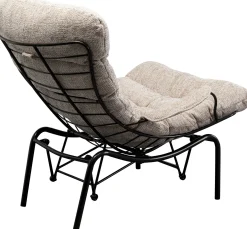 KARE Design Poltrona + sgabello Vienna Swing Beige - KARE></noscript> Poltrone