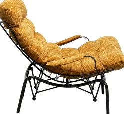KARE Design Poltrona + sgabello Vienna Swing Giallo - KARE></noscript> Poltrone