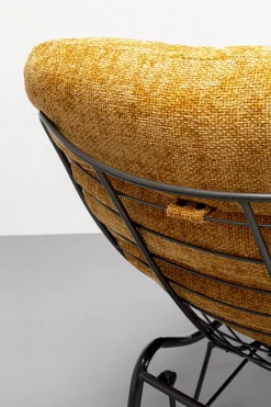 KARE Design Poltrona + sgabello Vienna Swing Giallo - KARE></noscript> Poltrone