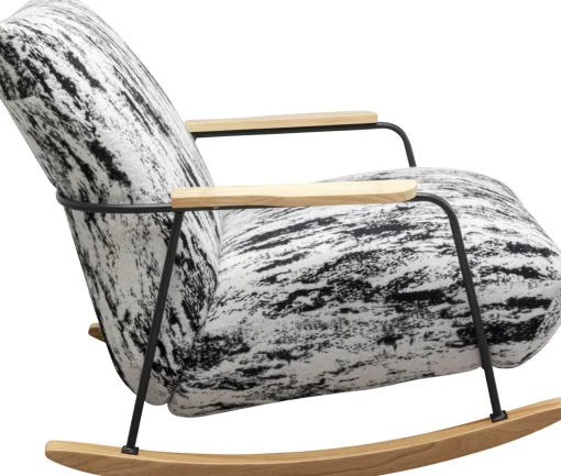 KARE Design Poltrona a dondolo Kyle nature - KARE> Poltrone
