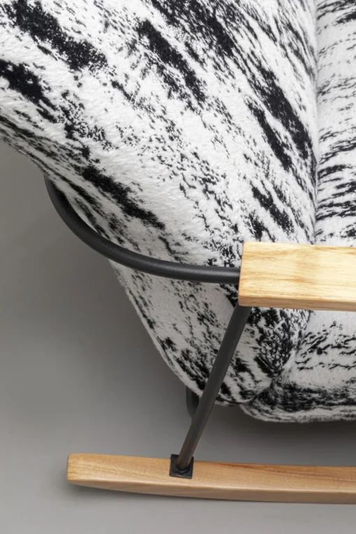 KARE Design Poltrona a dondolo Kyle nature - KARE> Poltrone