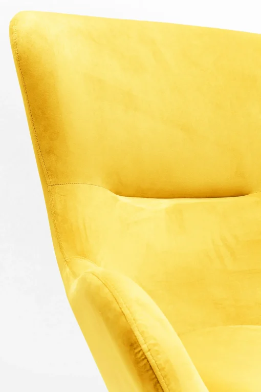 KARE Design Poltrona a dondolo Oslo giallo - KARE> Poltrone