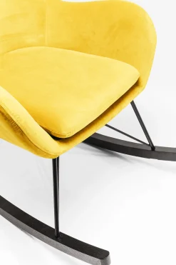 KARE Design Poltrona a dondolo Oslo giallo - KARE></noscript> Poltrone