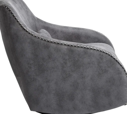 KARE Design POLTRONA A DONDOLO SWING RITMO VINTAGE GRIGIO - KARE> Poltrone