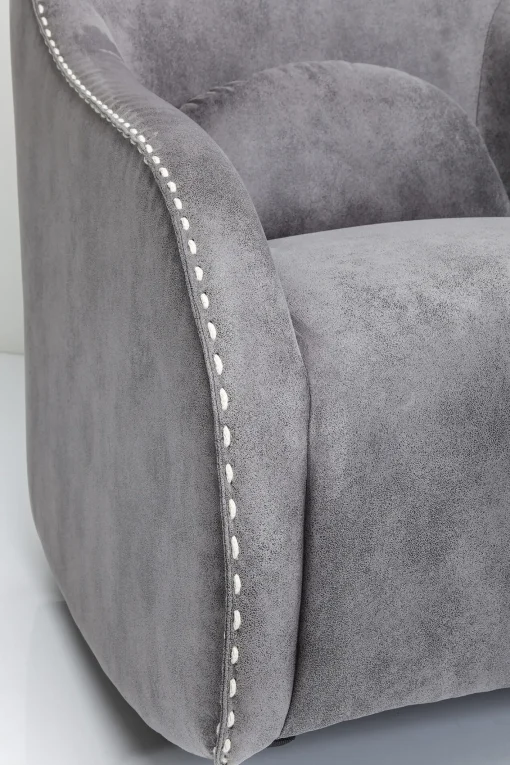 KARE Design POLTRONA A DONDOLO SWING RITMO VINTAGE GRIGIO - KARE> Poltrone