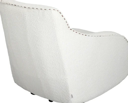 KARE Design Poltrona a dondolo Swing Ritmo Boucle crema - KARE> Poltrone