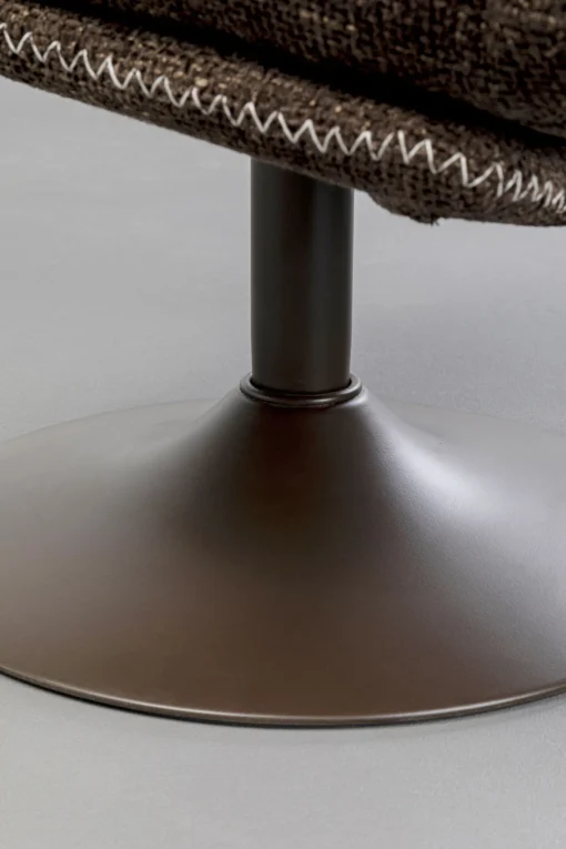 KARE Design Poltrona Girevole + Poggiapiedi Montreal - KARE> Poltrone