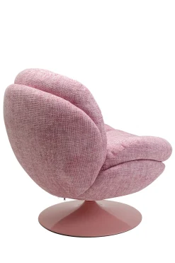 KARE Design Poltrona girevole Cosy Pink - KARE> Poltrone