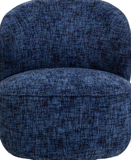 KARE Design Poltrona girevole Ellie blau - KARE> Poltrone