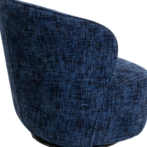 KARE Design Poltrona girevole Ellie blau - KARE> Poltrone