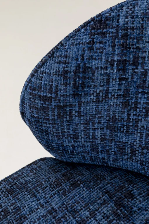 KARE Design Poltrona girevole Ellie blau - KARE> Poltrone
