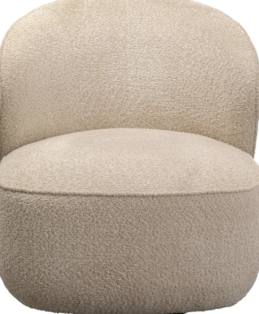 KARE Design Poltrona girevole Ellie grigio - KARE> Poltrone