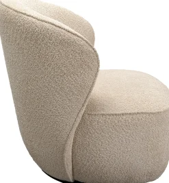 KARE Design Poltrona girevole Ellie grigio - KARE> Poltrone
