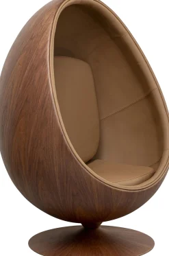 KARE Design Poltrona girevole Eye Ball noce - KARE></noscript> Poltrone
