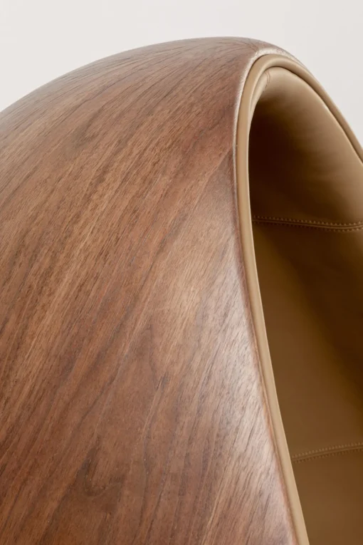 KARE Design Poltrona girevole Eye Ball noce - KARE> Poltrone
