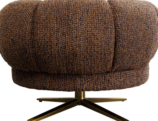 KARE Design Poltrona girevole Janno Marrone - KARE> Poltrone