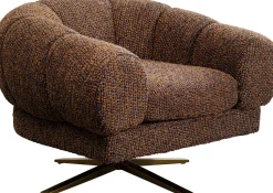 KARE Design Poltrona girevole Janno Marrone - KARE></noscript> Poltrone