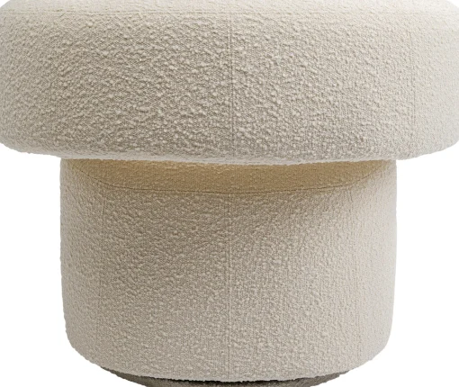 KARE Design Poltrona girevole Maye crema - KARE> Poltrone