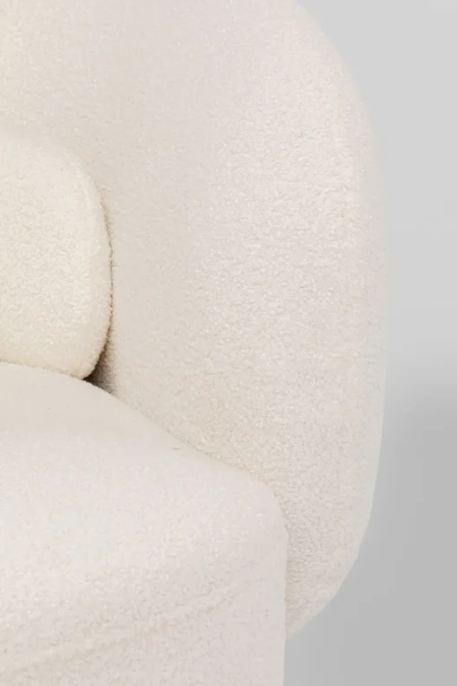 KARE Design Poltrona girevole Orion bianco - KARE> Poltrone