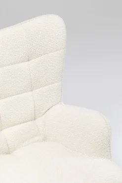 KARE Design Poltrona girevole Oscar Boucle crema - KARE></noscript> Poltrone