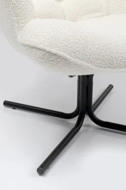 KARE Design Poltrona girevole Oscar Boucle crema - KARE></noscript> Poltrone