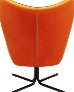 KARE Design Poltrona girevole Oscar velluto arancione - KARE></noscript> Poltrone