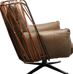 KARE Design Poltrona girevole Paradiso Marrone - KARE> Poltrone