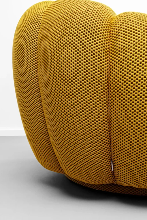 KARE Design Poltrona girevole Peppo Bloom Giallo - KARE> Poltrone