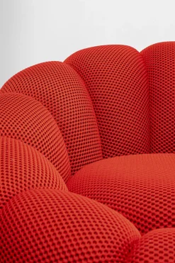KARE Design Poltrona girevole Peppo Bloom Rosso - KARE></noscript> Poltrone