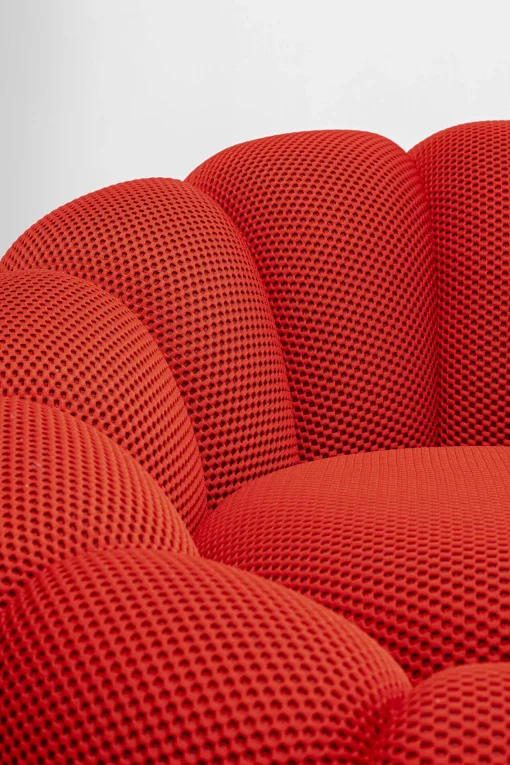 KARE Design Poltrona girevole Peppo Bloom Rosso - KARE> Poltrone
