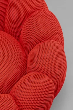 KARE Design Poltrona girevole Peppo Bloom Rosso - KARE></noscript> Poltrone