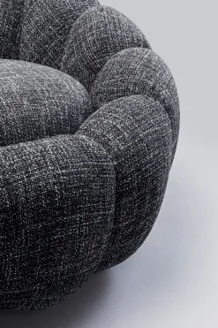 KARE Design Poltrona girevole Peppo Bloom Melange Nero - KARE></noscript> Poltrone