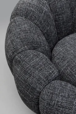KARE Design Poltrona girevole Peppo Bloom Melange Nero - KARE></noscript> Poltrone