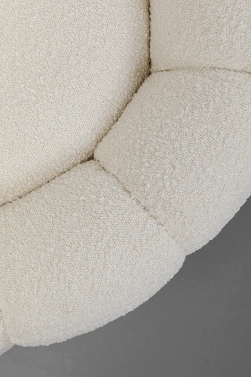 KARE Design Poltrona girevole Peppo Bloom Bianco - KARE> Poltrone