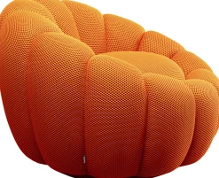 KARE Design Poltrona girevole Peppo Bloom Arancione - KARE> Poltrone