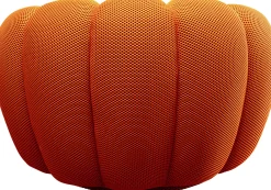 KARE Design Poltrona girevole Peppo Bloom Arancione - KARE> Poltrone