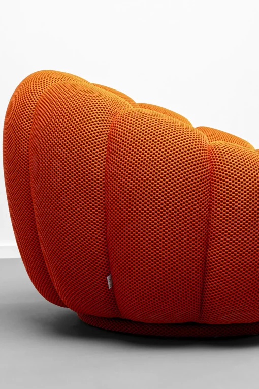 KARE Design Poltrona girevole Peppo Bloom Arancione - KARE> Poltrone