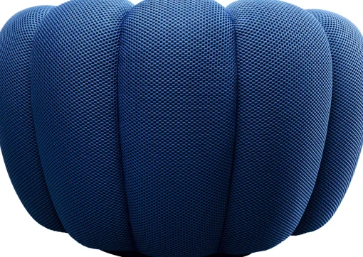 KARE Design Poltrona girevole Peppo Bloom Blu - KARE> Poltrone